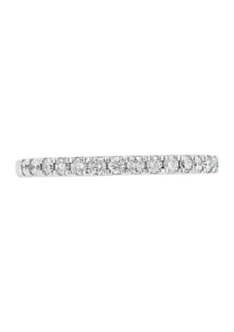 1/ ct. t.w. Diamond Band in 14K White Gold
