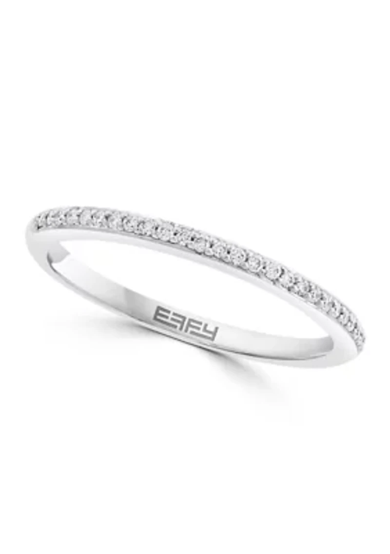 14k White Gold 1/2 ct. t.w. Center Diamond Solitaire and Band Set