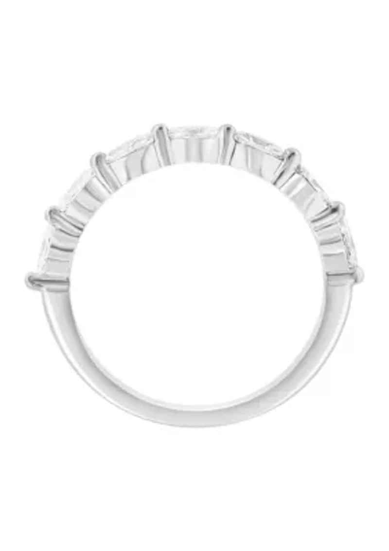 14K White Gold Diamond Ring