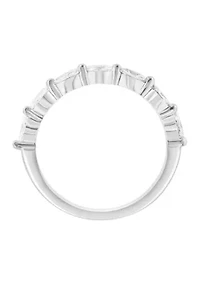 14K White Gold Diamond Ring