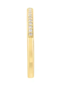 14K Yellow Gold Diamond Ring