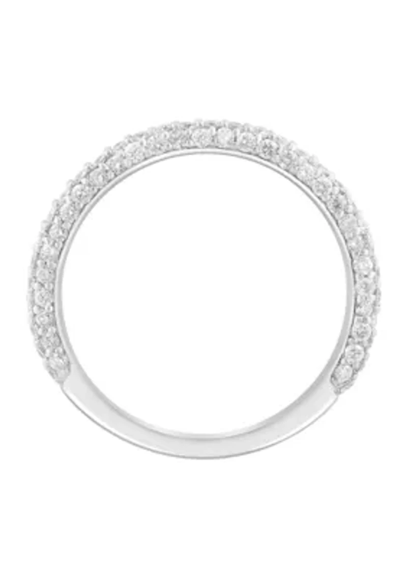 14K White Gold Diamond Ring