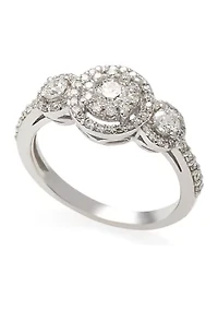 3/4 ct. t.w. Diamond Ring in 14K White Gold