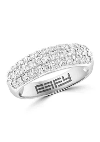 14K White Gold Diamond Ring 