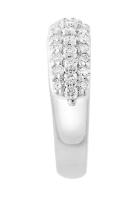 14K White Gold Diamond Ring 