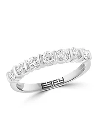14K White Gold Diamond Ring