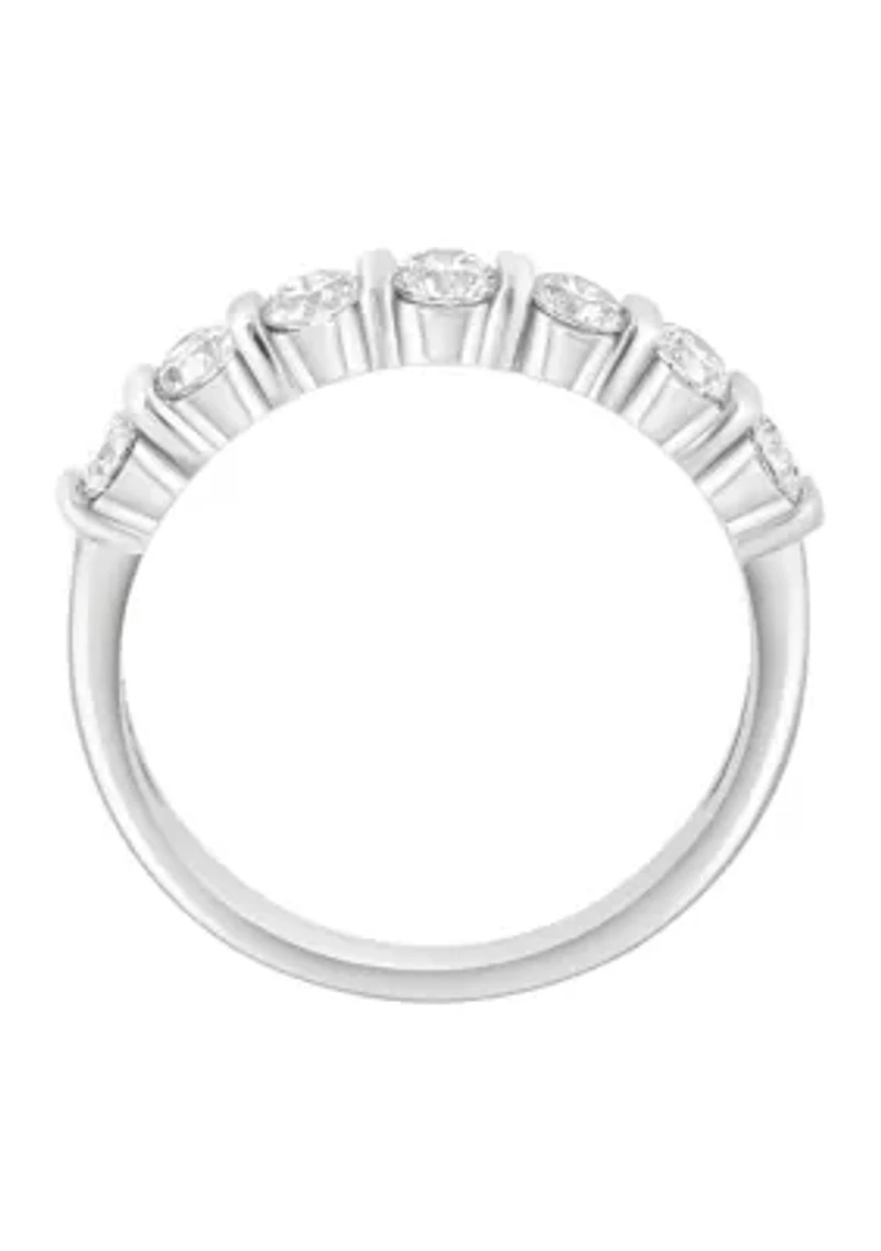 14K White Gold Diamond Ring