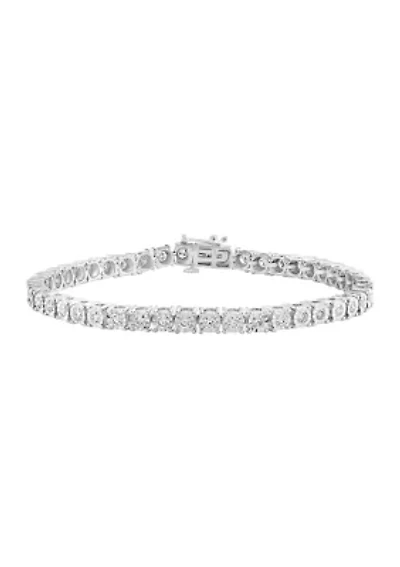 2 ct. t.w. Diamond Tennis Bracelet in 14K White Gold