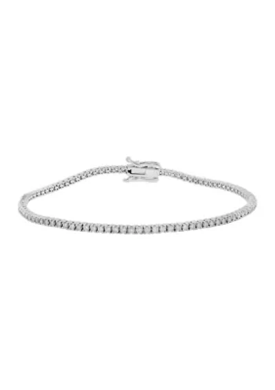 Diamond Tennis Bracelet in 14K White Gold