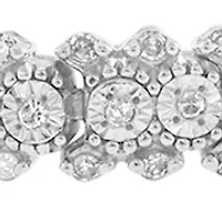 Sterling Silver Diamond Tennis Bracelet 
