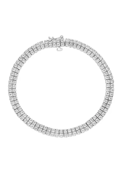 1/2 ct. t.w. Diamond Tennis Bracelet in Sterling Silver