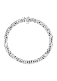 1/2 ct. t.w. Diamond Tennis Bracelet in Sterling Silver
