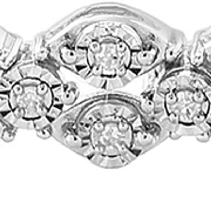 Silver 1/2 ct. t.w. Diamond Tennis Bracelet