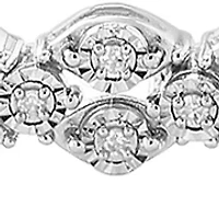 Silver 1/2 ct. t.w. Diamond Tennis Bracelet