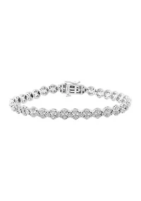 Silver 1/2 ct. t.w. Diamond Tennis Bracelet