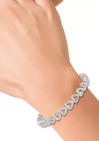 Diamond Bracelet in Sterling Silver