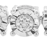 Sterling Silver Diamond Tennis Bracelet 