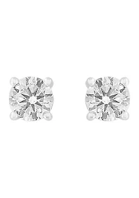 Lab Created 14K White Gold Lab Grown 1 ct. t.w. Diamond Earrings