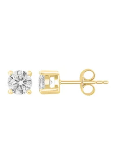 Lab Created 1 ct. t.w. Lab Grown Diamond Stud Earrings in Yellow Gold