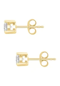 Lab Created 1 ct. t.w. Lab Grown Diamond Stud Earrings in Yellow Gold