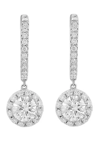 1.95 ct. t.w. Lab Grown Diamond Earrings in 14K White Gold