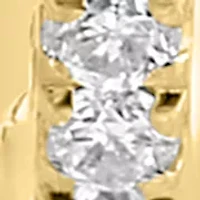 Lab Grown Diamond Earrings in 14K Yellow Gold 
