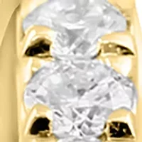 Lab Grown Diamond Earrings in 14K Yellow Gold