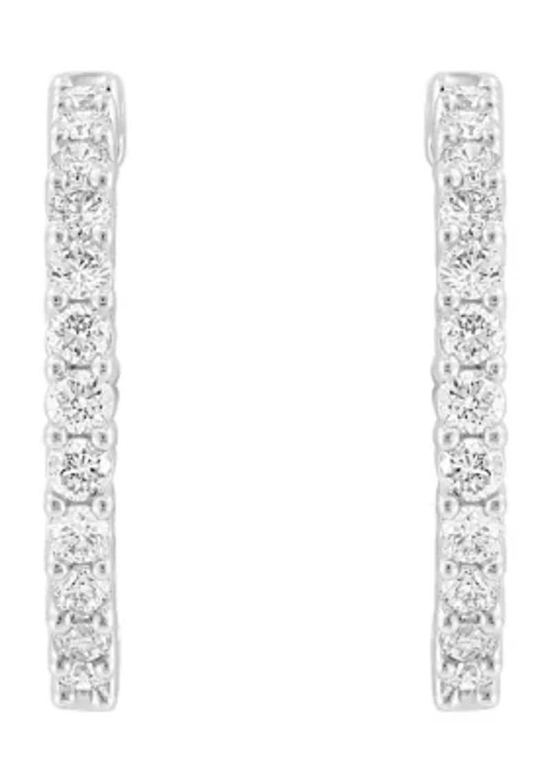 1.96 ct. t.w. Lab Grown Diamond Earrings in 14K White Gold
