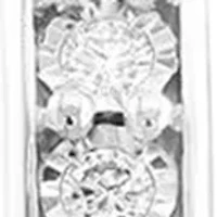 1/2 ct. t.w. Lab Grown Diamond Hoop Earrings in Sterling Silver