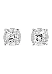 1/2 ct. t.w. Diamond Stud Earrings in 14K White Gold