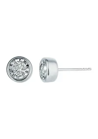 3/8 ct. t.w. Diamond Stud Earrings in Sterling Silver