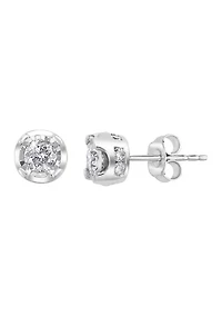  1 ct. t.w. Diamond Stud Earrings in Sterling Silver