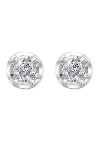  1 ct. t.w. Diamond Stud Earrings in Sterling Silver