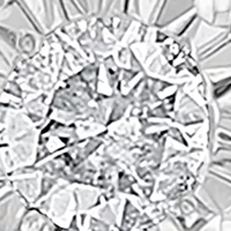 Diamond Stud Earrings in 14K White Gold