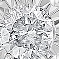 Diamond Stud Earrings in 14K White Gold