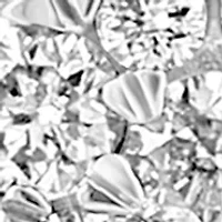 1.90 ct. t.w. Diamond Drop Hoop Earrings in 14K White Gold