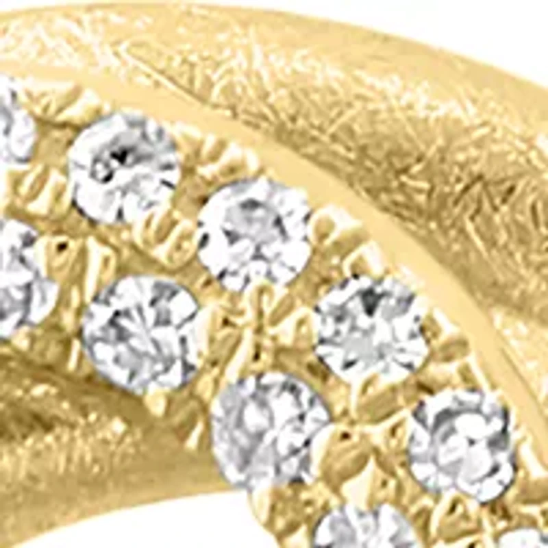 14K Yellow Gold Diamond Earrings