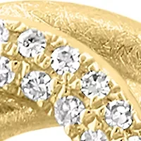 14K Yellow Gold Diamond Earrings
