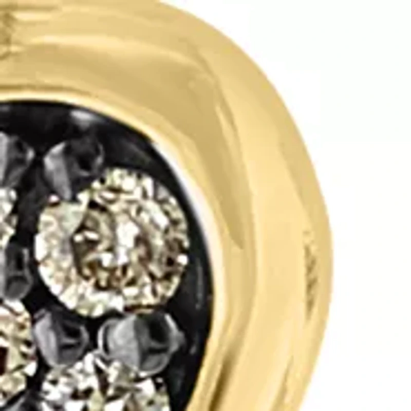 5/8 ct. t.w. White and Black Espresso Diamond Ring in 14K Yellow Gold