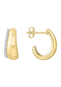 14K White Gold and Yellow Gold