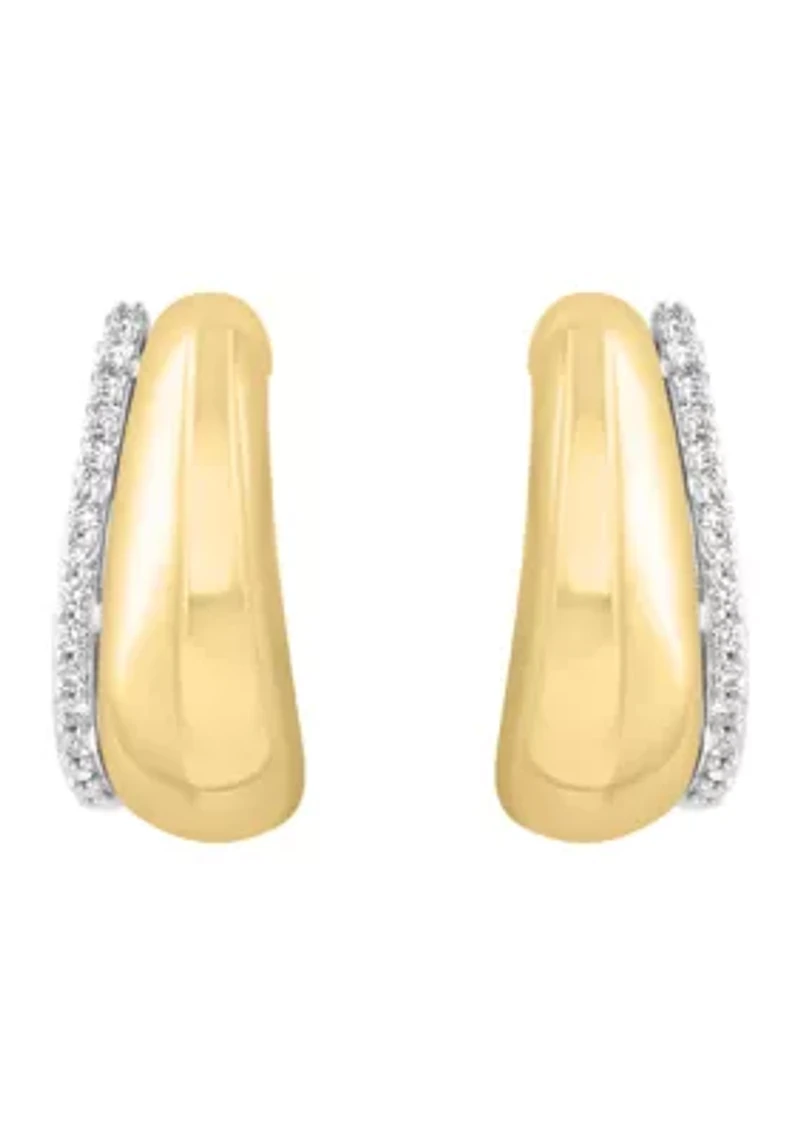 14K White Gold and Yellow Gold