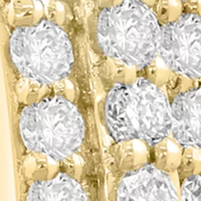 Diamond Earrings in 14K Yellow Gold