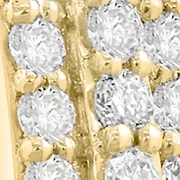 Diamond Earrings in 14K Yellow Gold