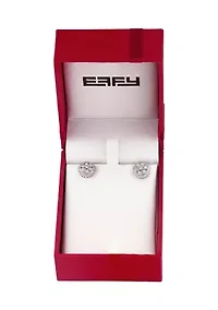 1/2 ct. t.w. Diamond Earrings Miracle Set in Sterling Silver