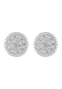 1/10 ct. t.w. Diamond Earrings in Sterling Silver