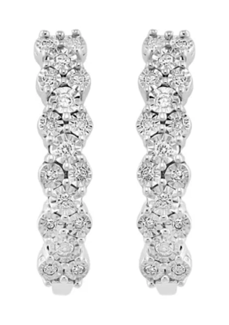 1/4 ct. t.w. Diamond Earrings in Sterling Silver