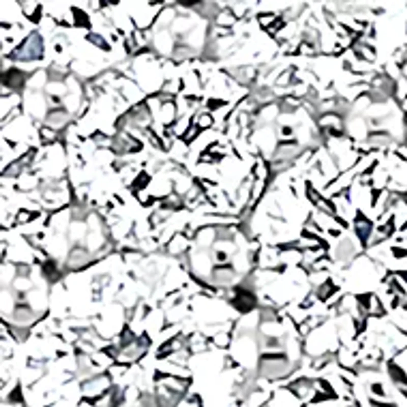 Sterling Silver 1/2 ct. t.w. Diamond Miracle Set Earrings