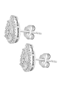 1/2 ct. t.w. Diamond Earrings in Sterling Silver