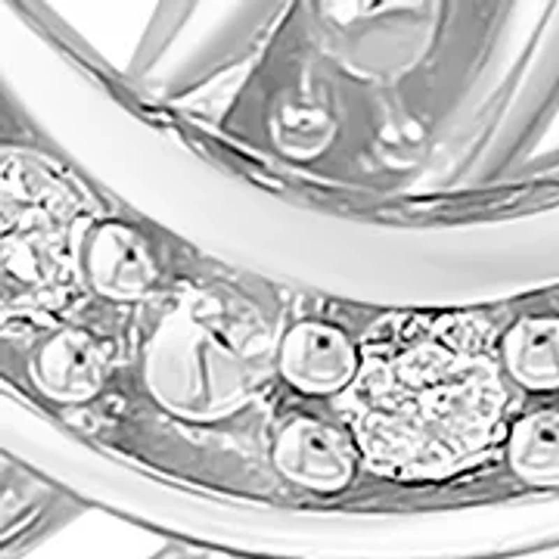 Miracle Set Diamond Knot Earrings