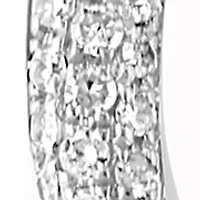 3/8 ct. t.w. Diamond Chain Link Earrings in Sterling Silver